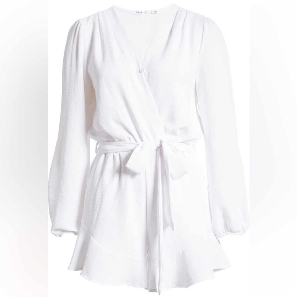 Nordstrom Fraiche By J Large NWT White Romper